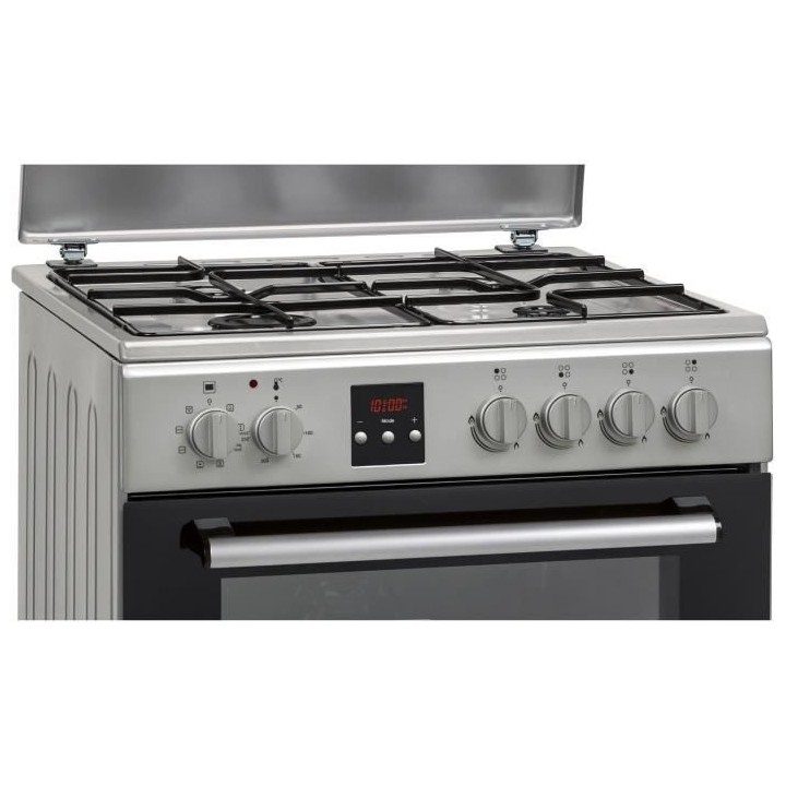 CONTINENTAL EDISON - CECG6065FCSCuisiniere table gaz-4 foyers-Four él