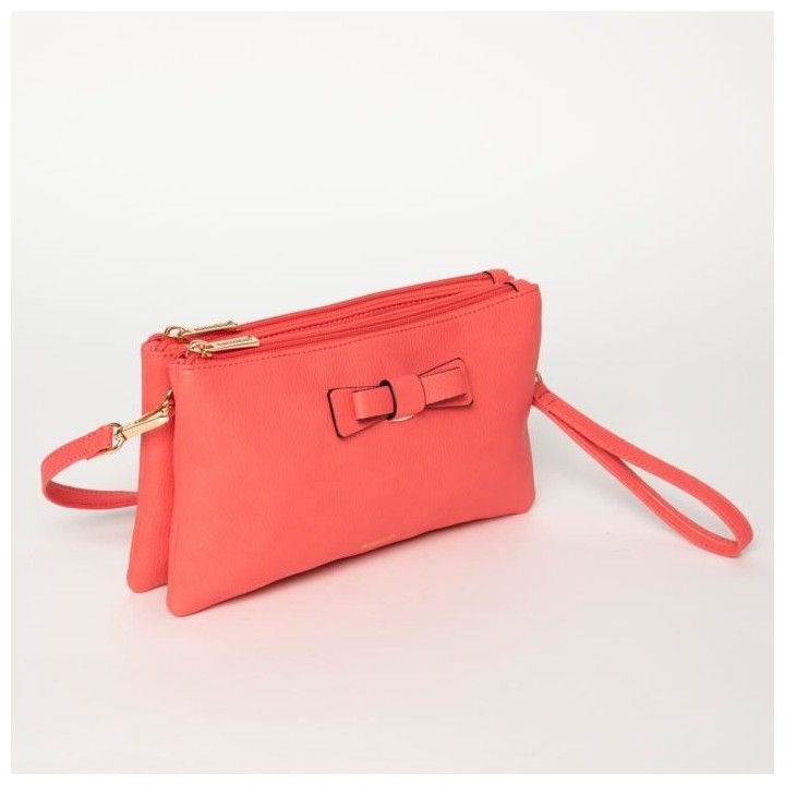 MANOUKIAN Pochette Cecil Corail Femme