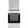 CONTINENTAL EDISON Cuisiniere mixte 3+1 60x60 Multifonction Cata Allumage auto, four 65L white