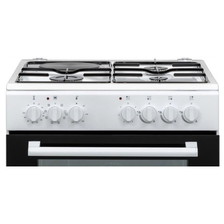 CONTINENTAL EDISON Cuisiniere mixte 3+1 60x60 Multifonction Cata Allum
