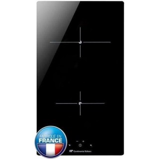 Plaque de cuisson vitrocéramique CONTINENTAL EDISON 2 foyers L29 x P5