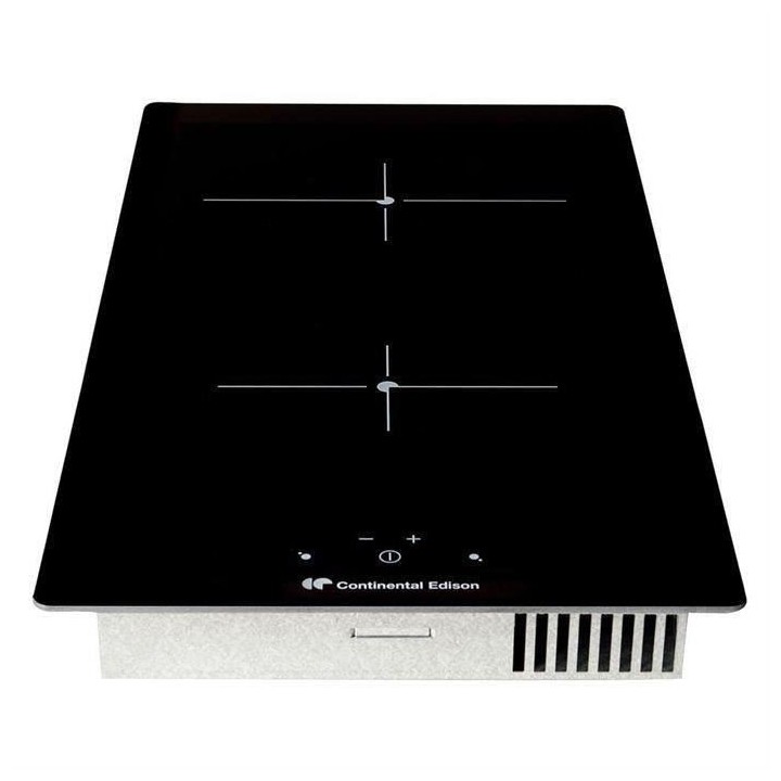 Plaque de cuisson vitrocéramique CONTINENTAL EDISON 2 foyers L29 x P5