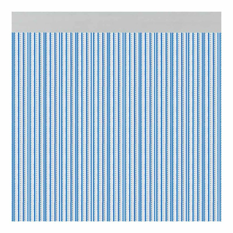 Rideau Acudam Brescia Portes Bleu Extérieur PVC Aluminium 90 x 210 cm