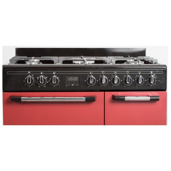 Cuisiniere piano gaz 3 fours électriques CONTINENTAL EDISON CECP903FB