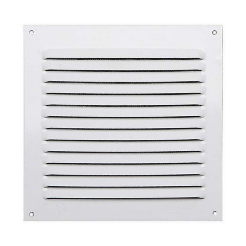 Grille Fepre Aluminium Blanc (15 x 15 cm)