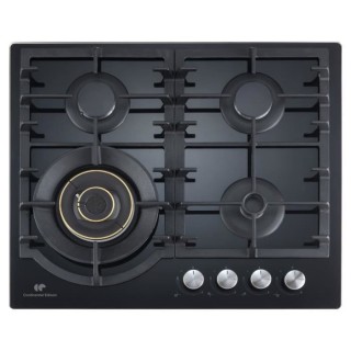Plaque de cuisson gaz CONTINENTAL EDISON 4 foyers L56 x P48 cm CECTG4B