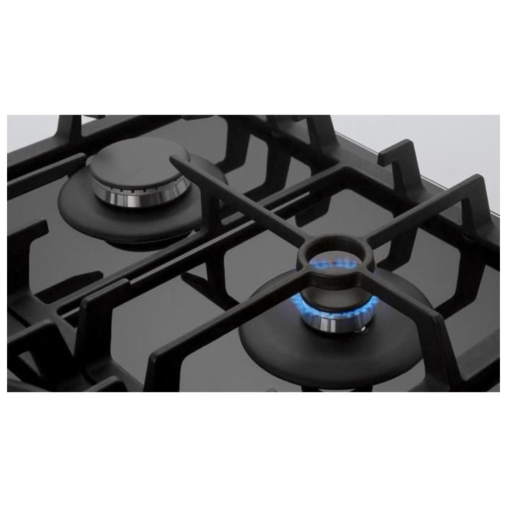 Plaque de cuisson gaz CONTINENTAL EDISON 4 foyers L56 x P48 cm CECTG4B