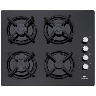 Plaque de cuisson gaz CONTINENTAL EDISON 4 foyers L58 x P50 cm CECTG4V