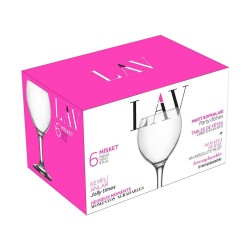 Set de Verres Misket Ø 7 x 16 cm 260 ml (6 Unités)