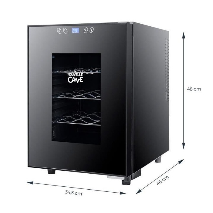 La Nouvelle Cave by Continental Edison Cave a vin 12 bouteilles, claye