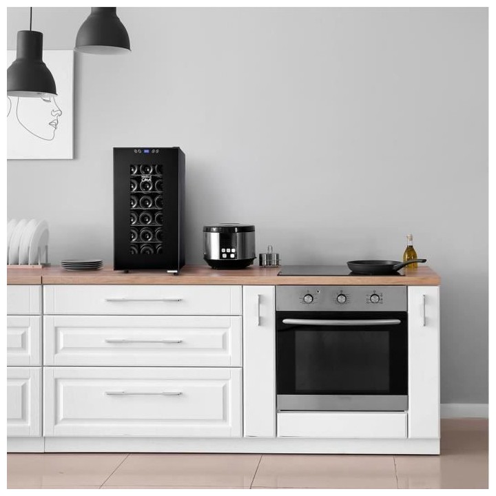 La Nouvelle Cave by Continental Edison Cave a vin 18 bouteilles, claye