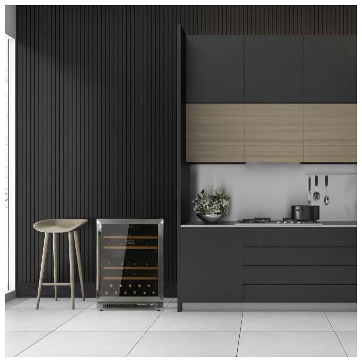 La Nouvelle Cave by Continental Edison Cave a vin de service sous plan