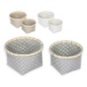 Set de basket Confortime Plastique 2 Pièces 26 x 26 x 17 cm Ronde