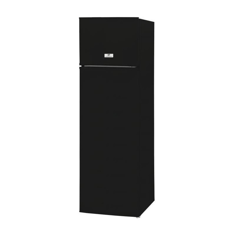 CONTINENTAL EDISON CEF2D240B Réfrigérateur 2 portes 242,5L Froid statique L 54 cm x H 160 cm Noir