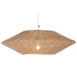 Suspension DKD Home Decor Naturel 50 W 80 x 80 x 25 cm