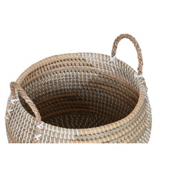 Set de basket DKD Home Decor Tropical Herbier marin 40 x 40 x 24 cm