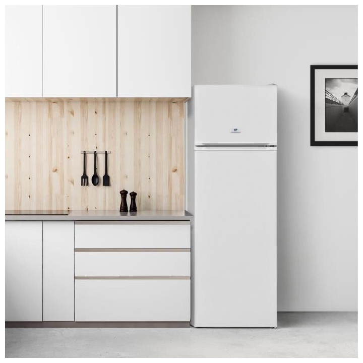 CONTINENTAL EDISON CEF2D240W1 Réfrigérateur 2 portes 242,5L Froid st