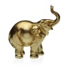 Figurine Décorative Versa Eléphant Doré 19,5 x 19,5 x 8,5 cm Résine