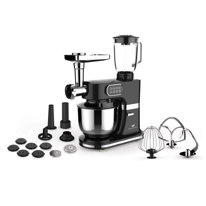 Robot pâtissier multifonctions CONTINENTAL EDISON - 1000 W - Noir