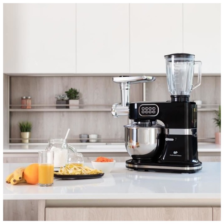 Robot pâtissier multifonctions CONTINENTAL EDISON - 1000 W - Noir