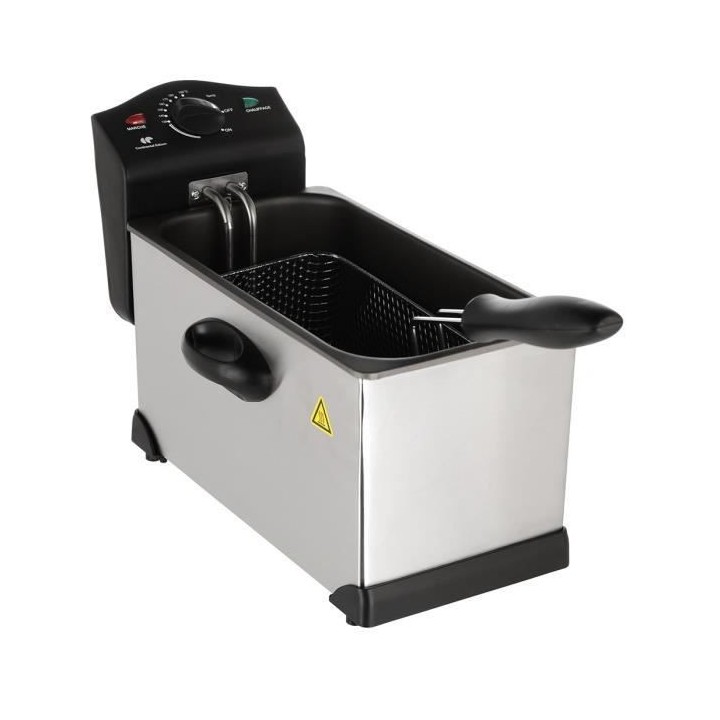CONTINENTAL EDISON Friteuse électrique semi-professionnelle - avec hu