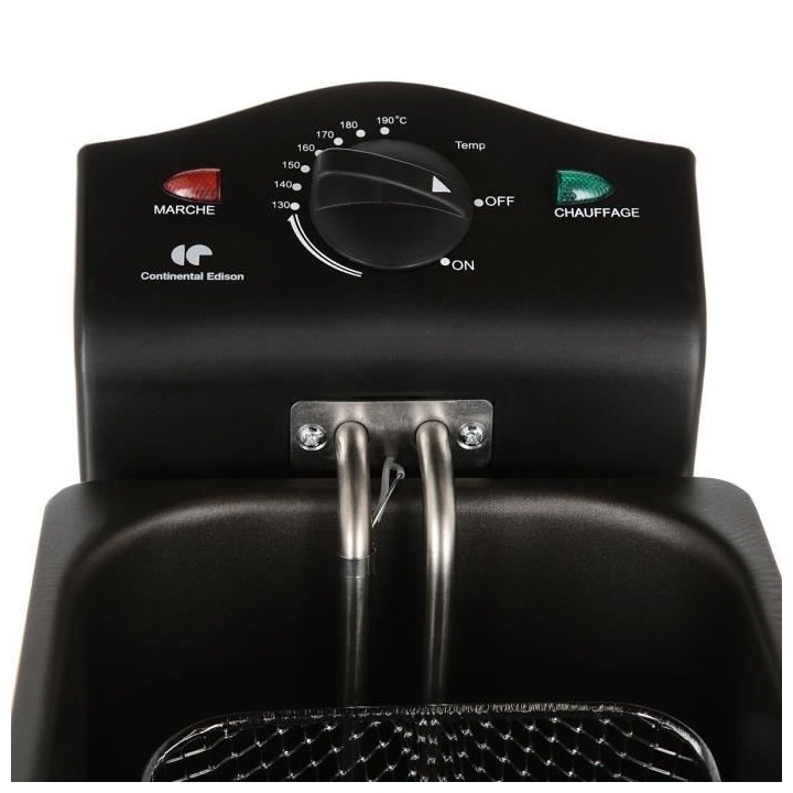 CONTINENTAL EDISON Friteuse électrique semi-professionnelle - avec hu