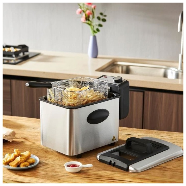 CONTINENTAL EDISON CEFR4IX3 - Friteuse 4 Litres - 2000W