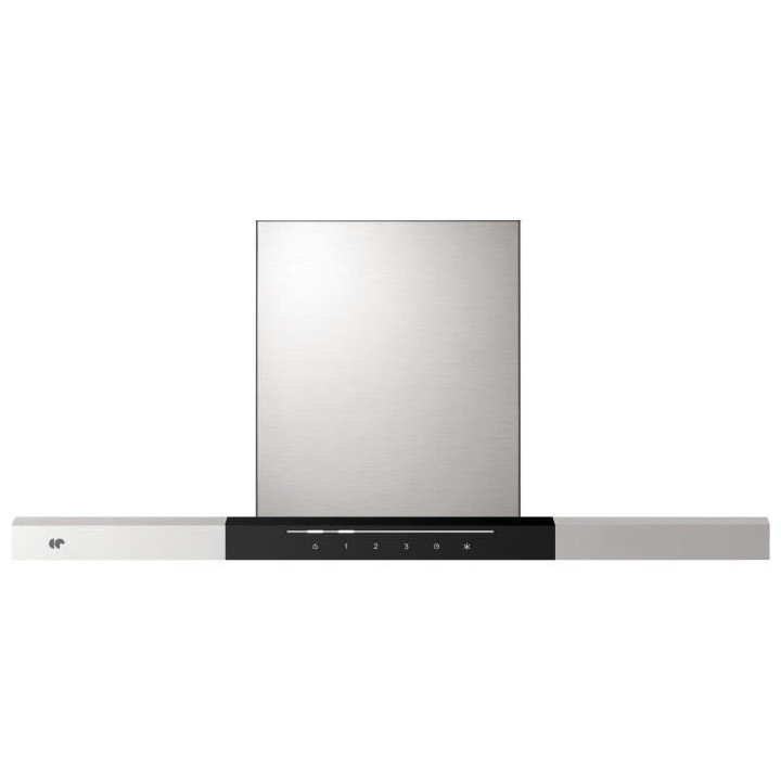 Hotte décorative murale CONTINENTAL EDISON CEH60477B 60 cm - Inox ban