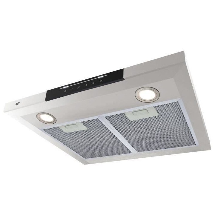 Hotte décorative murale CONTINENTAL EDISON CEH60477B 60 cm - Inox ban