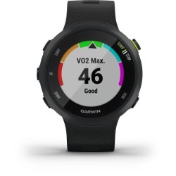 GARMIN Forerunner 45 - Montre de course a pied avec prise en charge des programmes d'entraînement Garmin Coach - Noire - Large