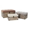 Lot de paniers DKD Home Decor 65 x 38 x 34 cm Naturel Gris Beige Bois Marron Traditionnel