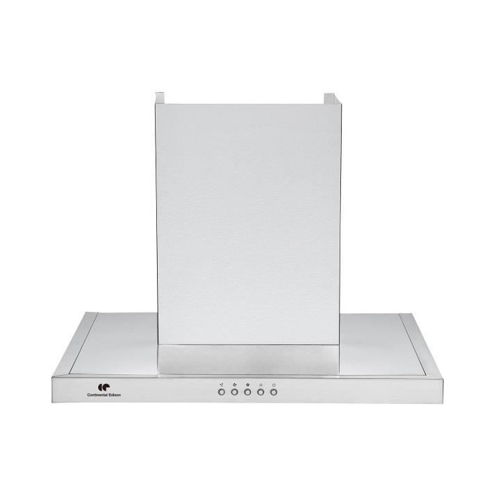 Hotte décorative murale CONTINENTAL EDISON CEH6060IX 60 cm - Inox
