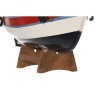 Barco DKD Home Decor 40 x 13,5 x 35 cm Rouge Bleu Blanc