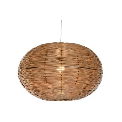 Suspension DKD Home Decor 48 x 48 x 31 cm Marron Rotin 50 W