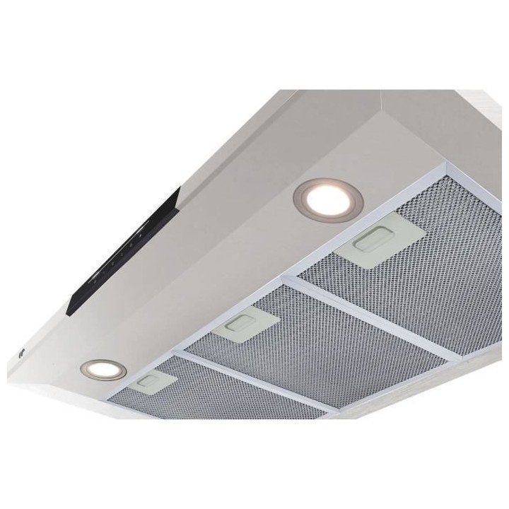 Hotte décorative murale CONTINENTAL EDISON CEH90477B 90 cm - Inox ban