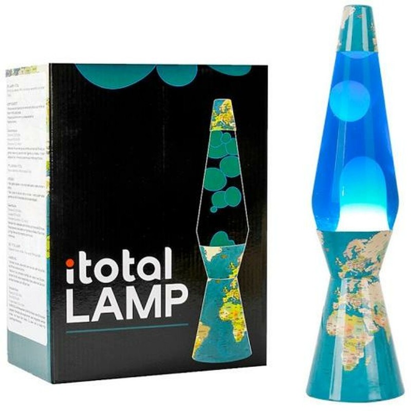 Lampe à Lave iTotal Mappemonde Multicouleur