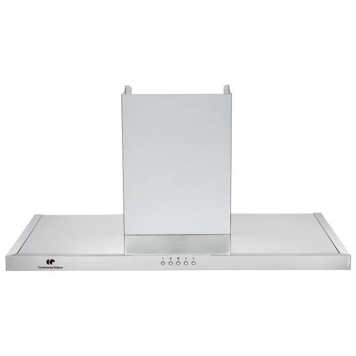 Hotte décorative murale CONTINENTAL EDISON CEH9062IX 90 cm - Inox