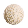 Balles Décoration Doré Blanc 10 x 10 x 10 cm (8 Unités)