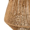 Lanterne 33 x 33 x 27 cm Bougeoir Naturel Fibre naturelle