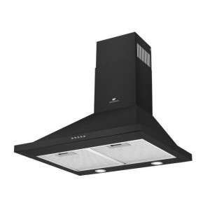 Hotte décorative murale CONTINENTAL EDISON CEHP60B 60 cm - Noir