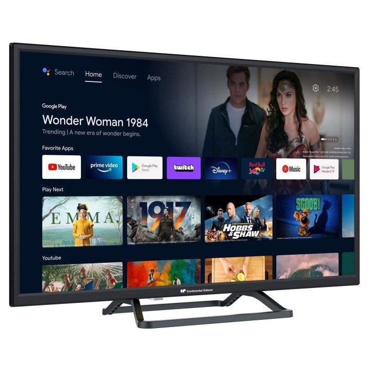 CONTINENTAL EDISON CELED32SA22V2B6 - TV LED HD 32“ (81 cm) - Android