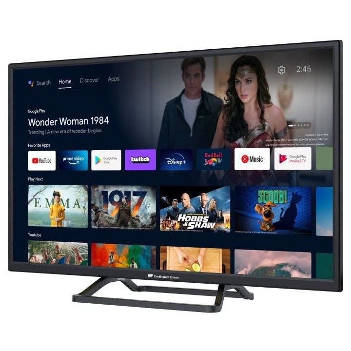 CONTINENTAL EDISON CELED32SA22V2B6 - TV LED HD 32“ (81 cm) - Android