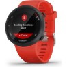 GARMIN Forerunner 45 - Montre de course a pied avec prise en charge des programmes d'entraînement Garmin Coach - Rouge - Large