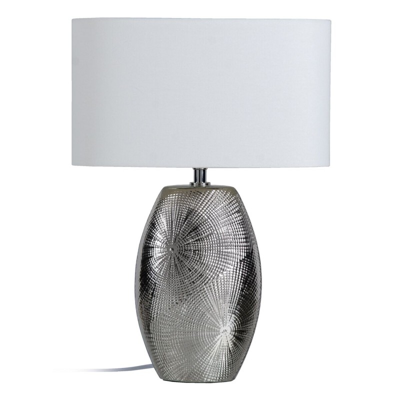 Lampe de bureau 18 x 31,8 x 44,5 cm Céramique Argent