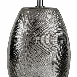 Lampe de bureau 18 x 31,8 x 44,5 cm Céramique Argent