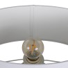 Lampe de bureau 18 x 31,8 x 44,5 cm Céramique Argent