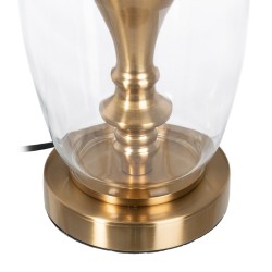 Lampe de bureau 33 x 33 x 58 cm Doré Métal