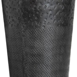 Vase Gris Métal 15 x 15 x 31 cm