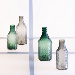 Vase 11,7 x 11,7 x 30 cm Vert verre