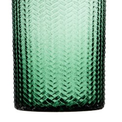 Vase 11,7 x 11,7 x 30 cm Vert verre